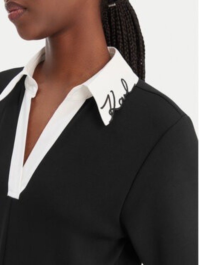 KARL LAGERFELD Kombinezon B1W13031 Czarny Regular Fit