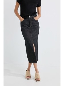 Josephine & Co Spódnica dżinsowa "Angelique" w kolorze antracytowym rozmiar: 34