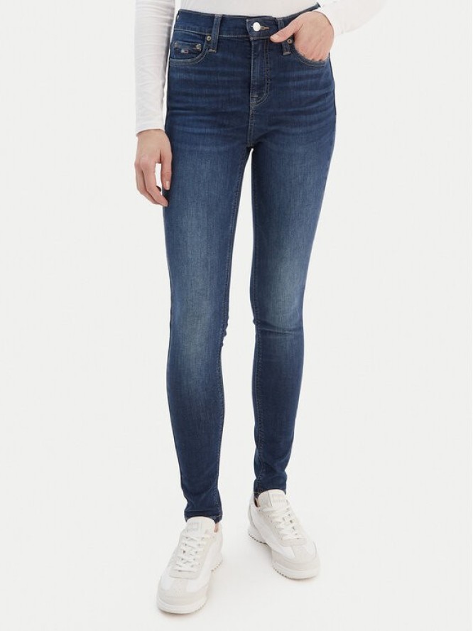 Tommy Jeans Jeansy Nora DW0DW19254 Niebieski Skinny Fit