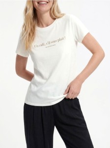 T-shirt z nadrukiem - biały