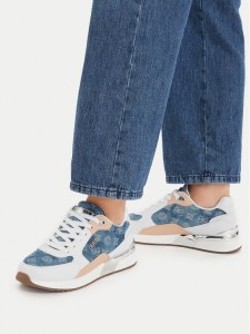 Guess Sneakersy FLJM20 DEN12WH Niebieski