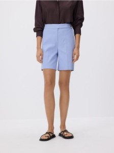 Szorty z kantem - jasnoniebieski