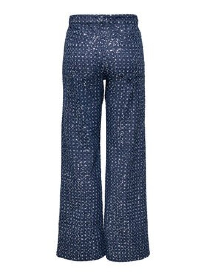 ONLY Spodnie materiałowe Evita 15362397 Granatowy Wide Leg