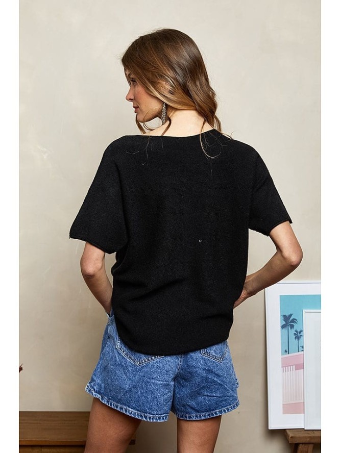 Joséfine Koszulka "Imak" w kolorze czarnym rozmiar: L