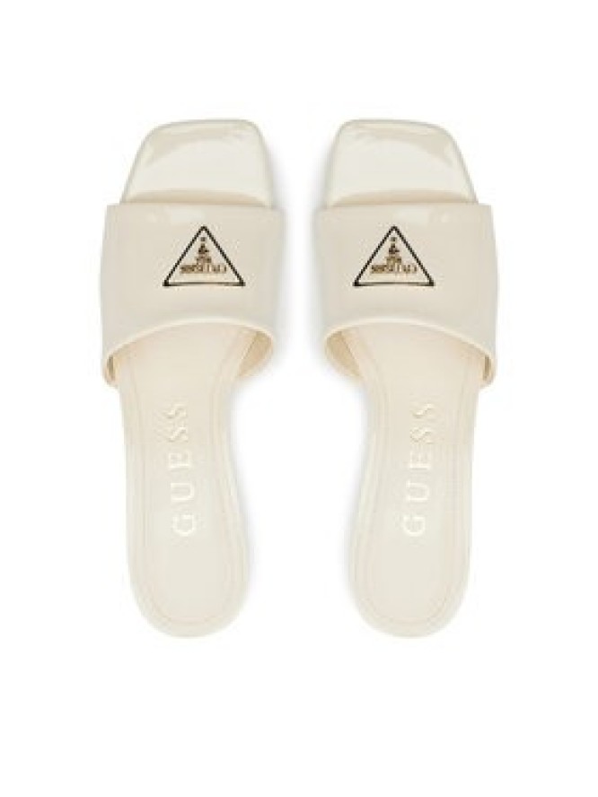 Guess Klapki FLJLUS PAF03 Écru