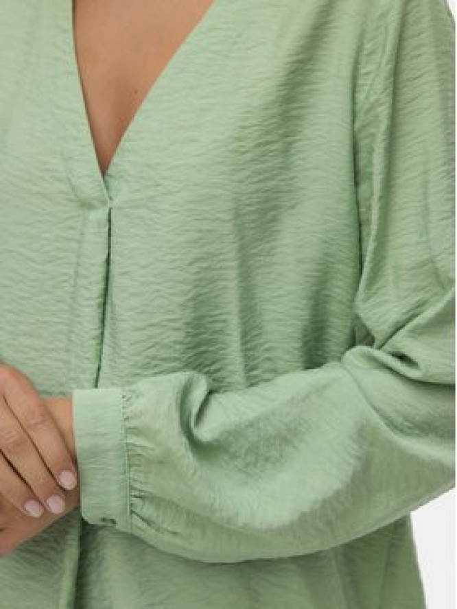 Vero Moda Bluzka Urli 10338835 Zielony Regular Fit