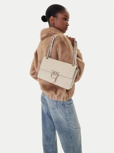 PINKO Torebka Love One Light Classic AI 25-26 PLTT 106174 A2JC Beżowy