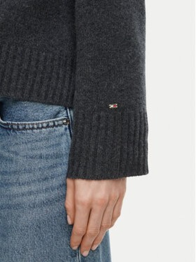 Tommy Hilfiger Kardigan Blend WW0WW52309 Szary ciemny Regular Fit