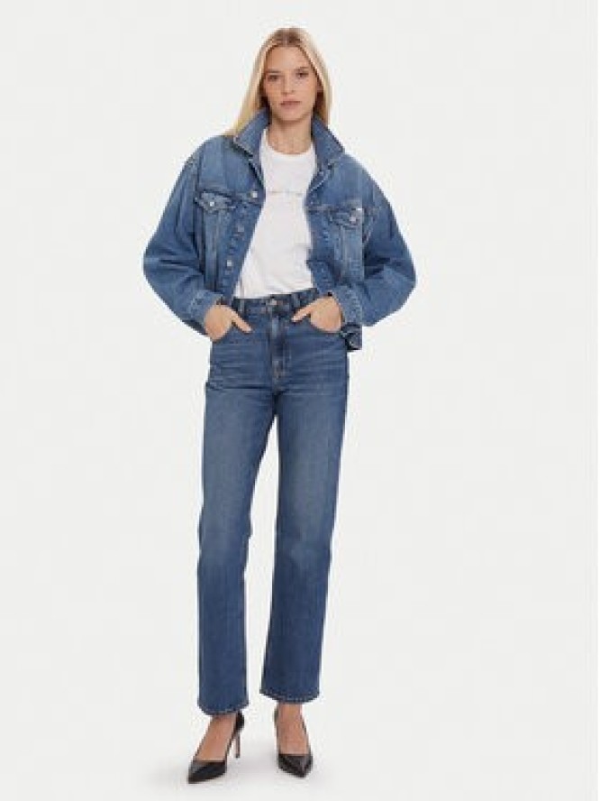 Calvin Klein Jeans Jeansy LV047D743G Niebieski Straight Fit