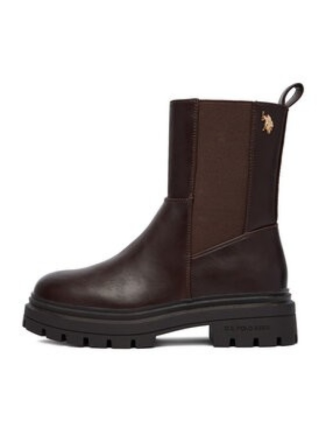 U.S. Polo Assn. Botki EO-SVETA003W/GYE1 Brązowy