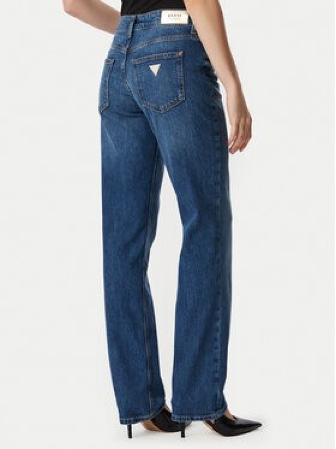 Guess Jeansy W6YAJD D1655 Niebieski Straight Leg