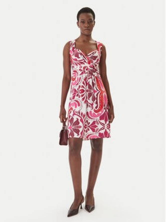 Morgan Sukienka letnia 261-RANNIE Różowy Regular Fit