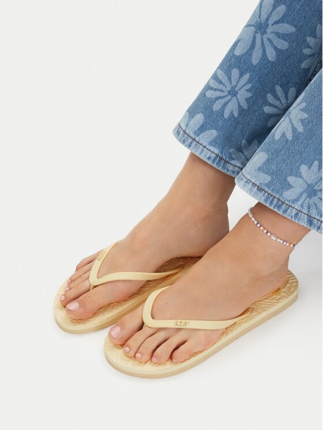 Roxy Japonki CEOWB-SS25-3C021 Żółty jasny
