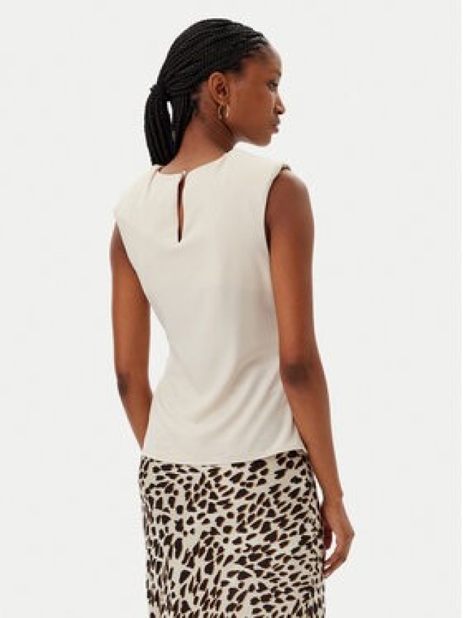 Kontatto Bluzka YM1004C Beżowy Regular Fit