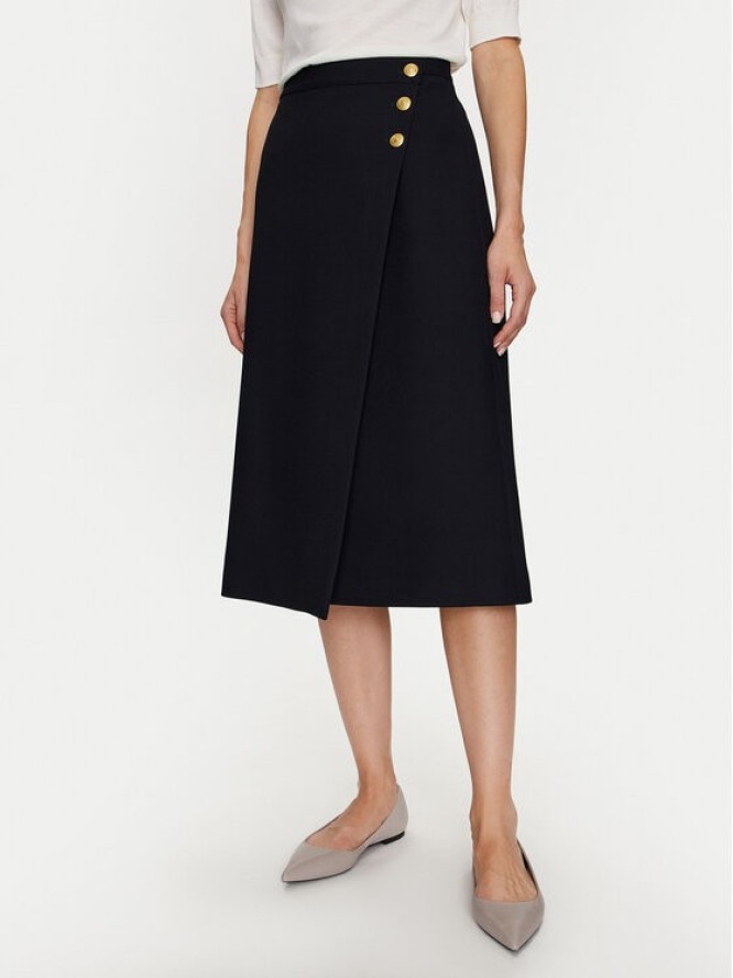 Tommy Hilfiger Spódnica trapezowa WW0WW41601 Granatowy Regular Fit