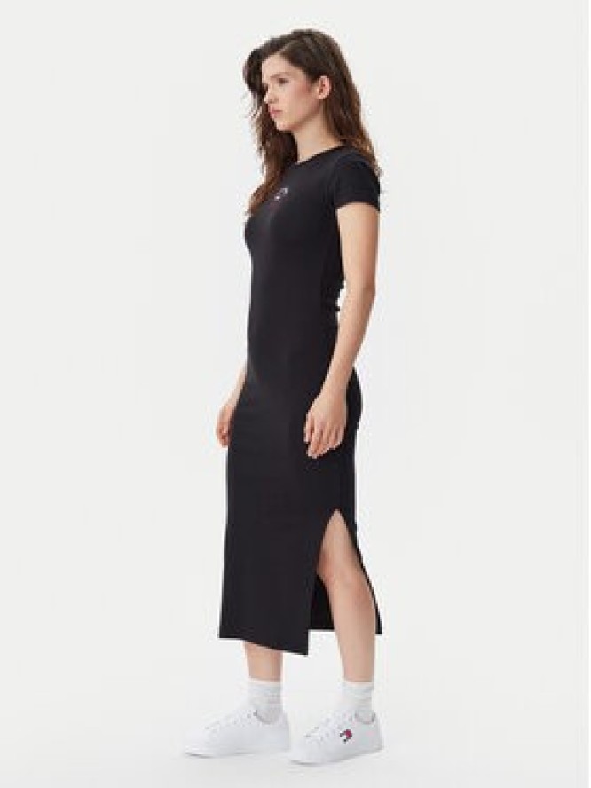 Tommy Jeans Sukienka codzienna DW0DW20384 Czarny Slim Fit