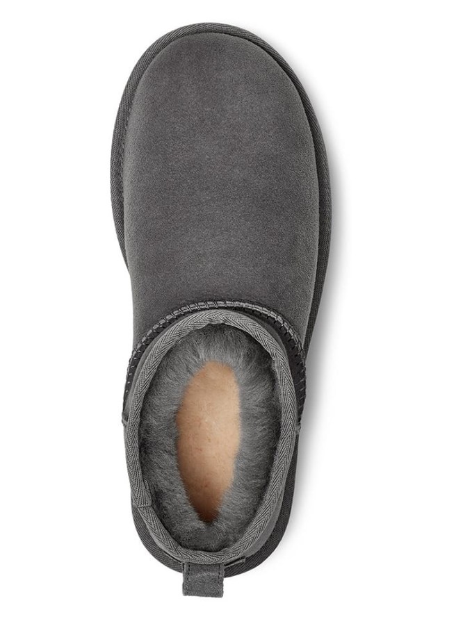 UGG Botki w kolorze szarym ze skóry jagnięcej rozmiar: 37