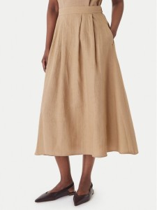 Marella Spódnica trapezowa Biada 2615101082 Beżowy Regular Fit