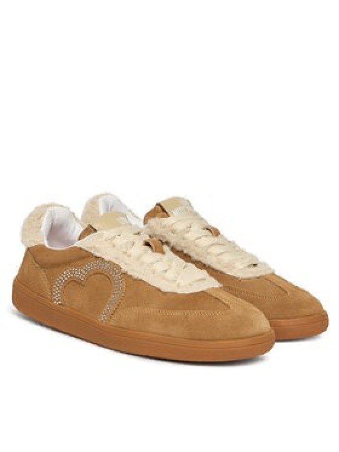LOVE MOSCHINO Sneakersy JA15402G0NIGY104 Beżowy