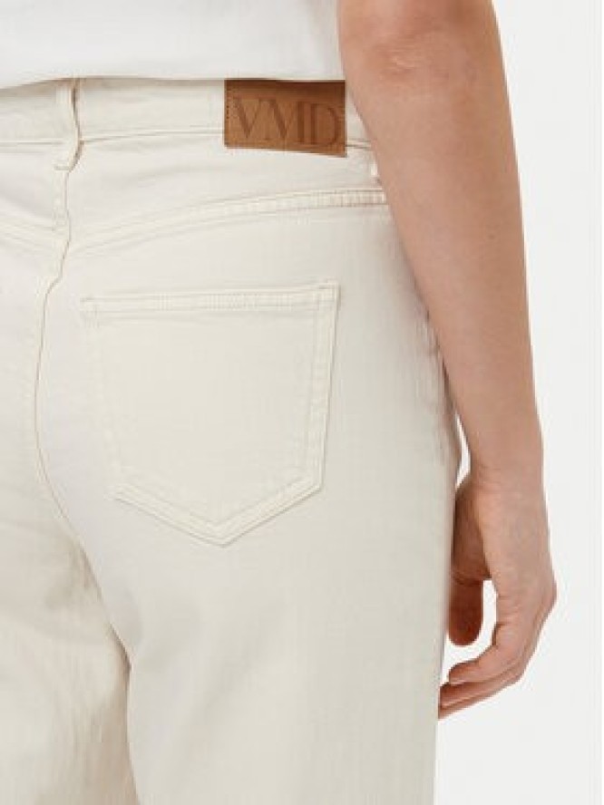 Vero Moda Jeansy Tessa 10287303 Écru Wide Leg