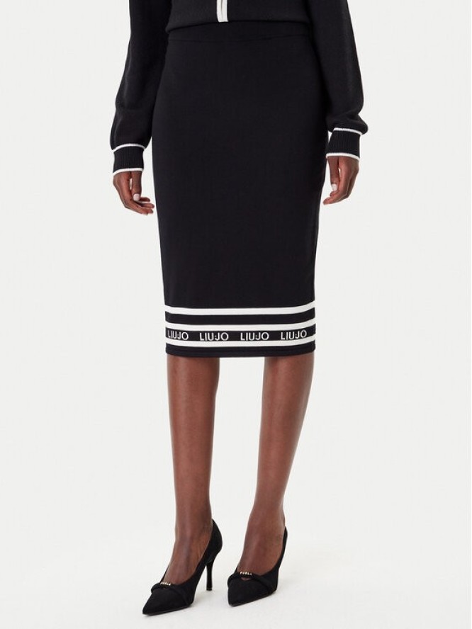 Liu Jo Sport Spódnica ołówkowa TF5217 MS63L Czarny Regular Fit