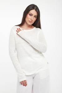 Longsleeve damski lniany Cale ECOALF