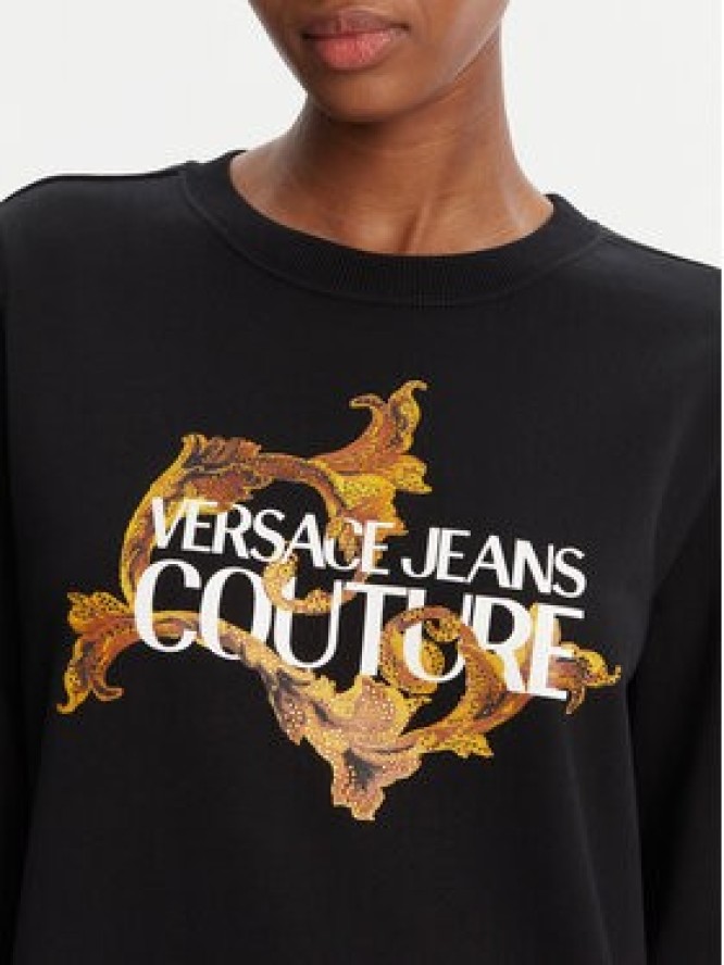 Versace Jeans Couture Bluza 79HAIE06 CF00E Czarny Regular Fit