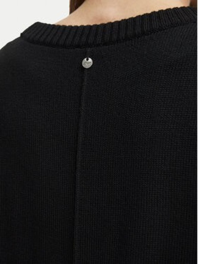 BOSS Sukienka dzianinowa 50569849 Czarny Regular Fit