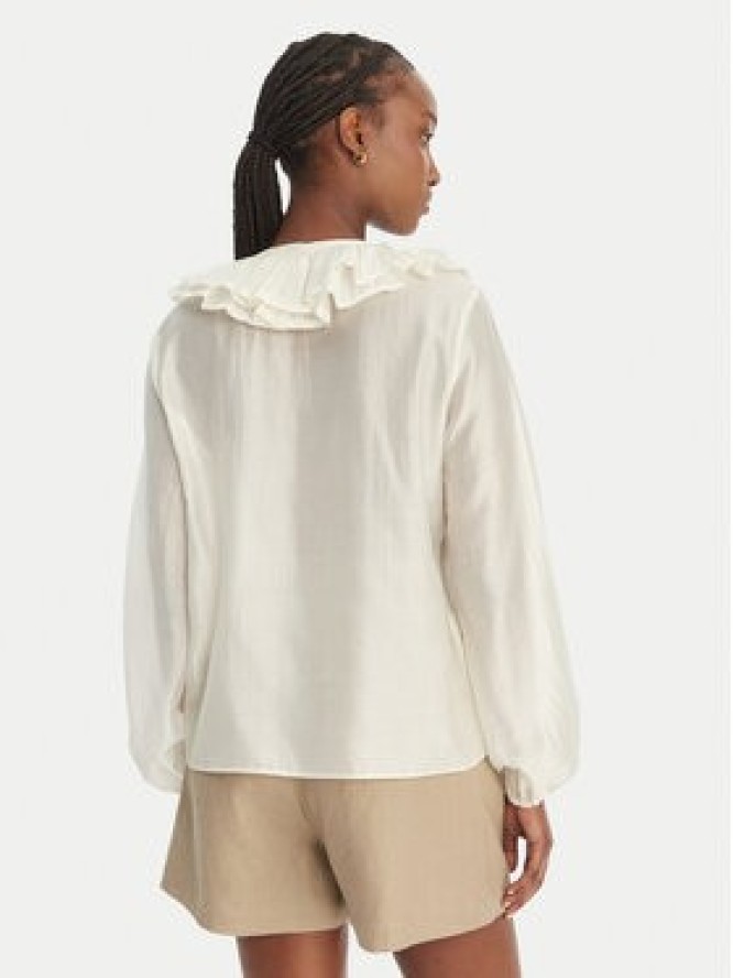 Eleh Bluzka SS260116 Biały Regular Fit