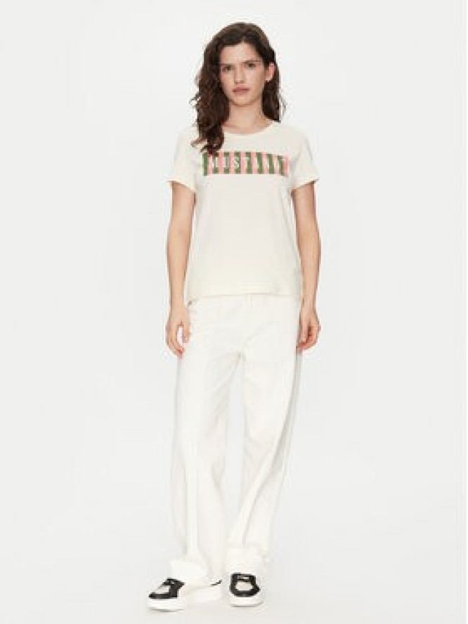 Mustang T-Shirt Alma 1016138 Écru Regular Fit