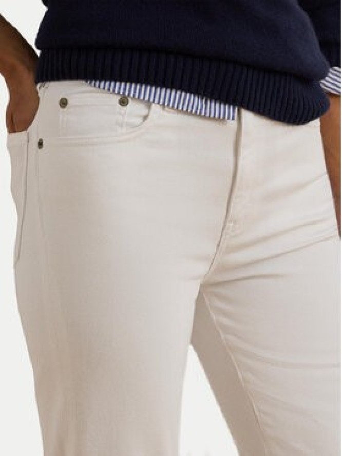 LAUREN RALPH LAUREN Jeansy 200926078001 Biały Skinny Fit