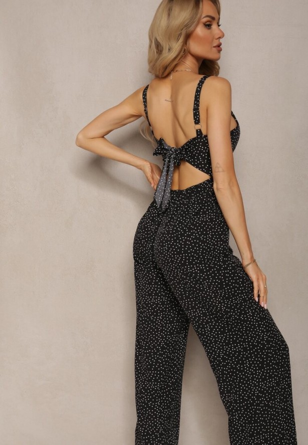 Czarno-Biały Kombinezon Ismena