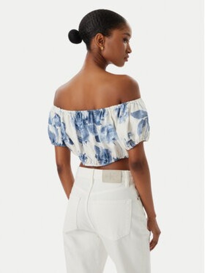 Guess Bluzka W6GHA1 W2447 Biały Regular Fit