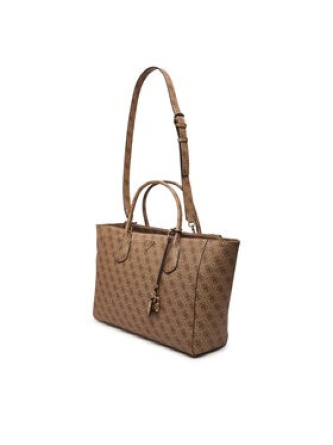 Guess Torebka Marissa Logo HWSG24 82240 Brązowy jasny
