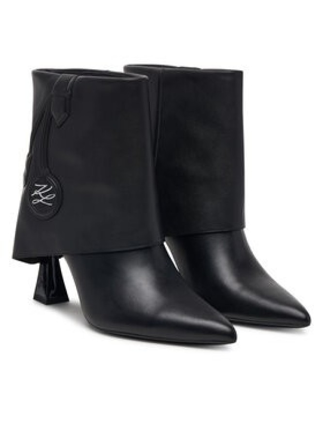 KARL LAGERFELD Botki Debutante KL32045A Czarny