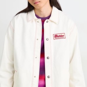 Kurtka DICKIES LEWISTOWN DENIM JACKET Biały