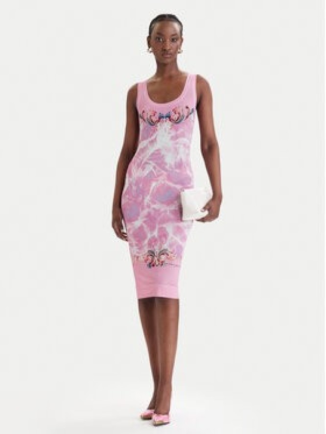 Versace Jeans Couture Sukienka codzienna 80HAO9P6 JS545 Różowy Slim Fit