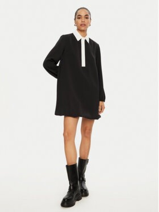 Please Sukienka codzienna A12YCSI000 Czarny Loose Fit