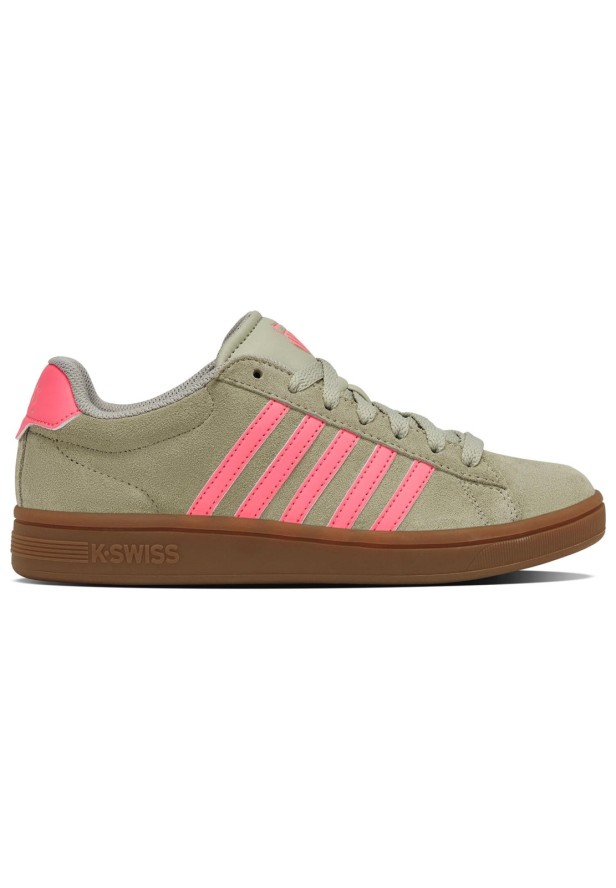 Sneakersy damskie K-swiss COURT TIEBRK II SDE na co dzień zielone (99492-059-M)