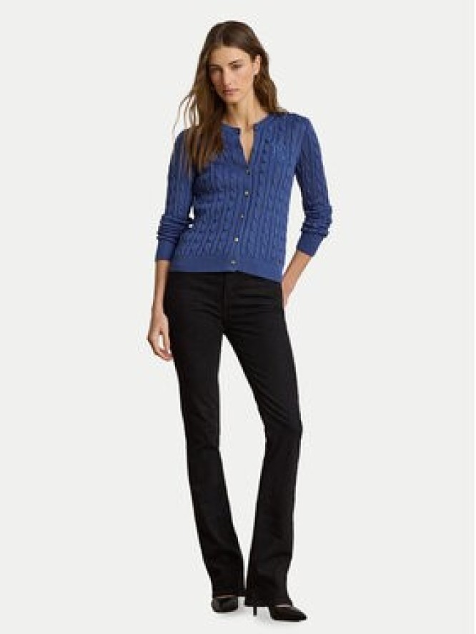 LAUREN RALPH LAUREN Kardigan 200P14040502 Fioletowy Regular Fit