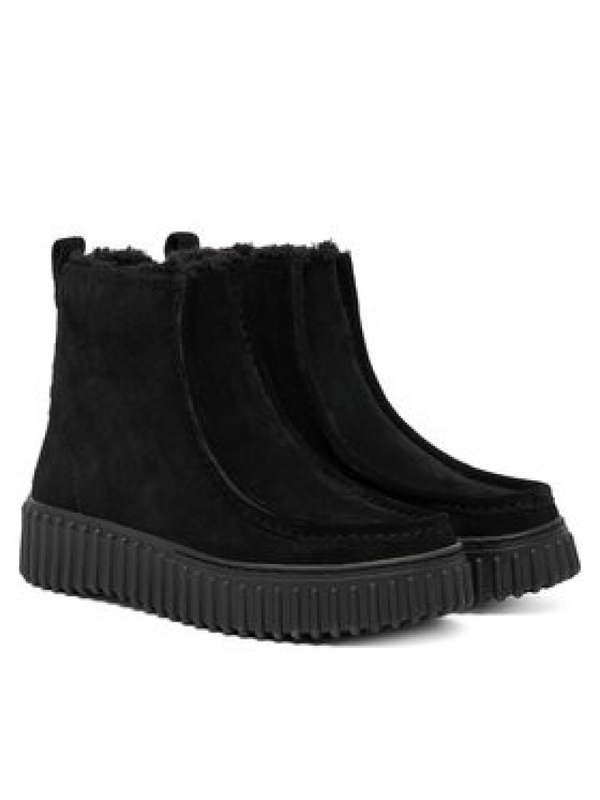 Clarks Botki Torhill Cozy 26182910 Czarny