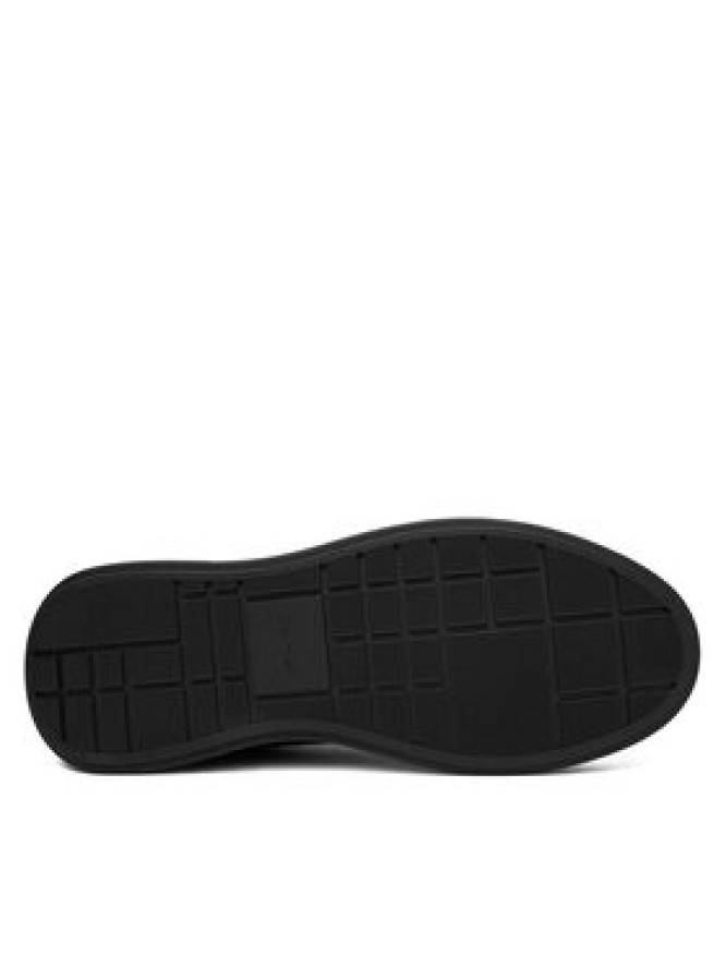 Calvin Klein Sneakersy Chunky Cupsole Laceup Lth Wn YW0YW01947 Czarny