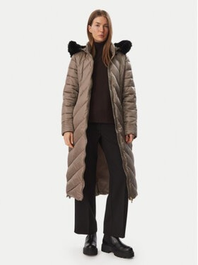 EA7 Emporio Armani Kurtka zimowa 7W001501 AF25639 U6100 Brązowy jasny Regular Fit