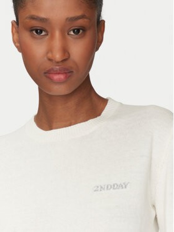 2NDDAY Sweter Lance 2252340408 Écru Regular Fit