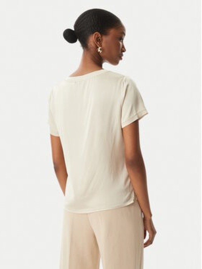 Maryley Bluzka 26EB820/35LA Beżowy jasny Regular Fit