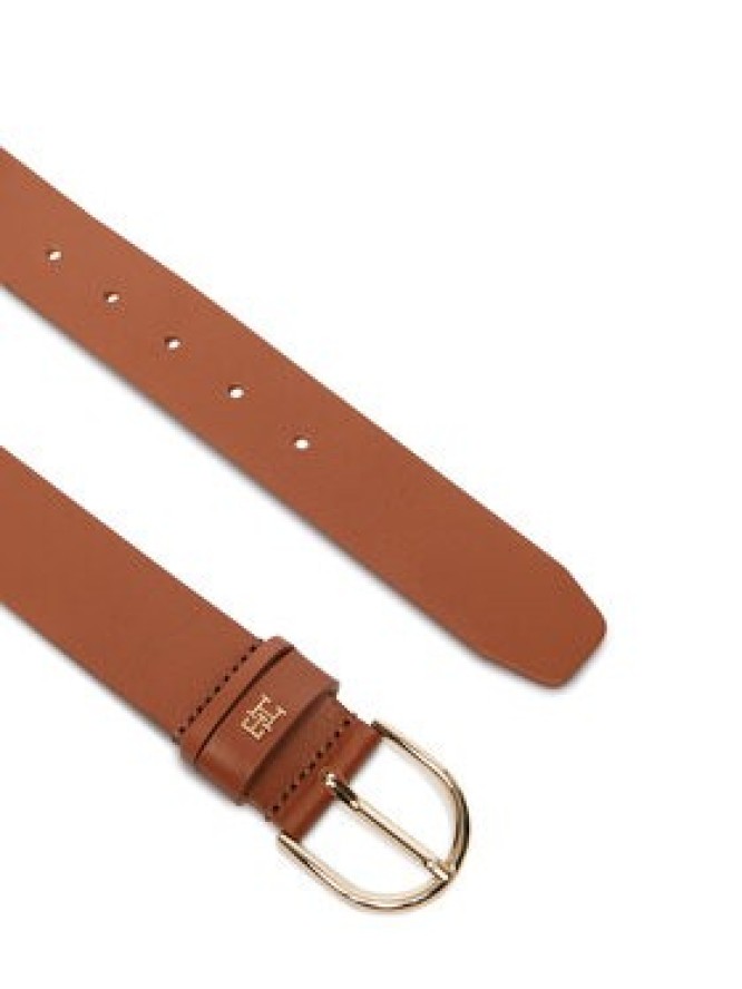 Tommy Hilfiger Pasek Damski Essential Effortless 3.5 AW0AW17757 Brązowy