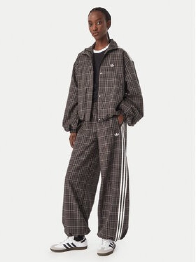adidas Spodnie dresowe Advanced Archive LG3958 Brązowy Wide Fit