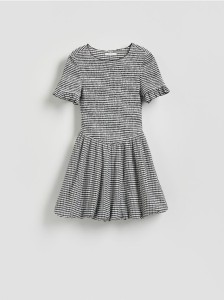 Sukienka bombka - wielobarwny