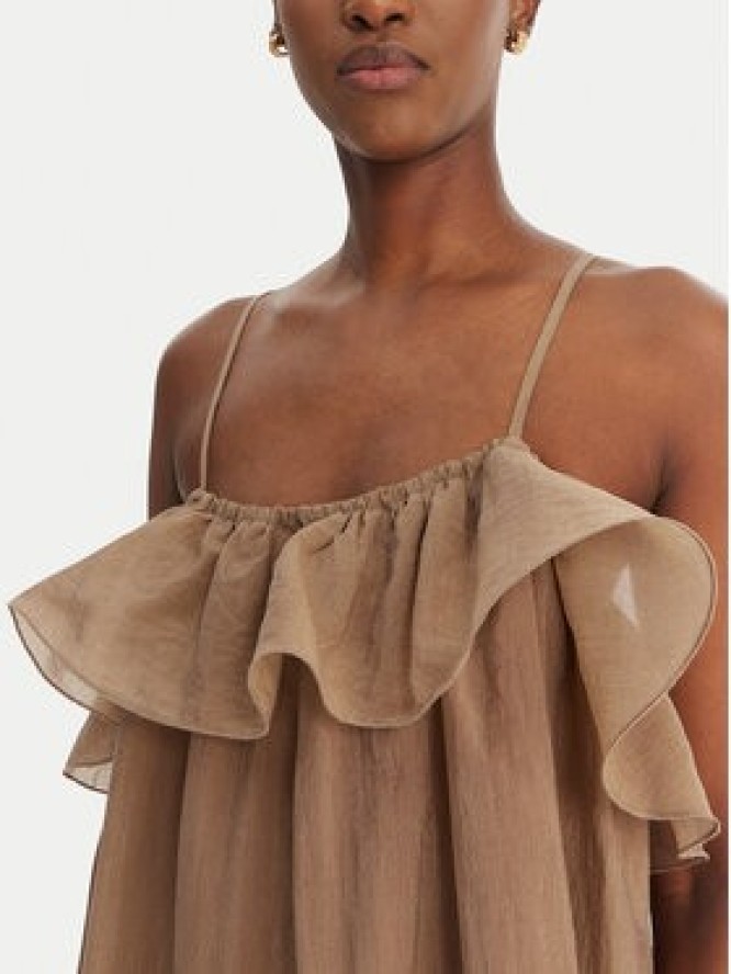 Eleh Sukienka letnia SS260198 Beżowy Relaxed Fit