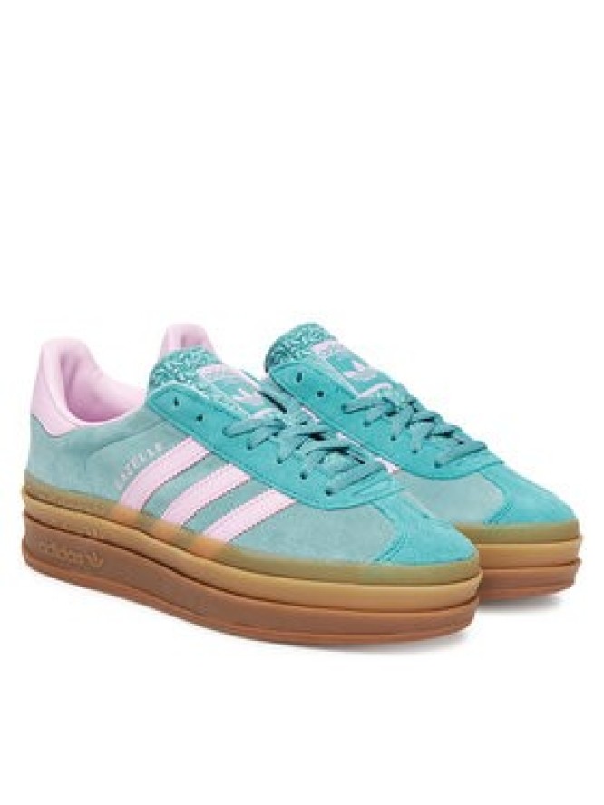 adidas Sneakersy Gazelle Bold JS3894 Turkusowy